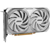 MSI NVIDIA GeForce RTX 4060 VENTUS 2X WHITE 8G OC Videokaart 8GB GDDR6 PCIe 1x HDMIa 3x DisplayPort
