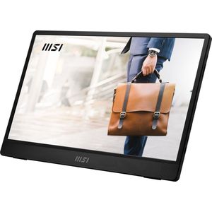 MSI Pro MP161 E2 Portable USB C Monitor Full HD inch