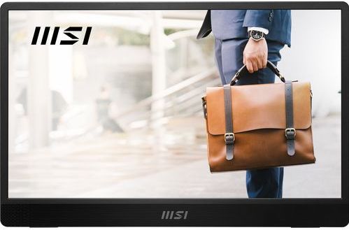 MSI Pro MP161 E2 Portable USB C Monitor Full HD inch