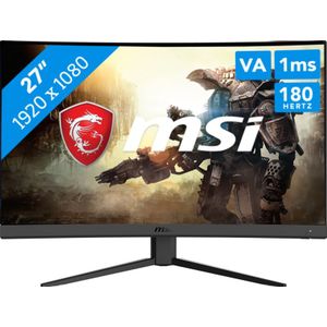 MSI G27C4 E3 gaming monitor 180Hz, 1x Display Port, 2x HDMI, Adaptive-Sync