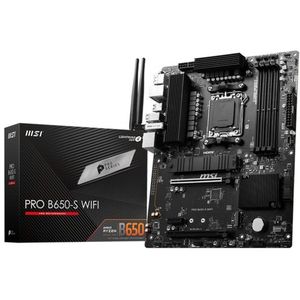 Moederbord - MSI PRO B650-S WIFI - ATX - Socket AM5 - AMD B650 - DDR5 - Realtek ALC897 - 2.5GBps LAN