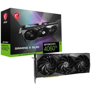 MSI GeForce RTX 4060 Ti GAMING X SLIM 8G NVIDIA 8 Go GDDR6