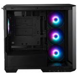 MSI MAG PANO M100R PZ - PC Case - Behuizing - Compatibel voor Micro-ATX, ITX - Gehard glas - Geen voeding (ATX) - Zwart