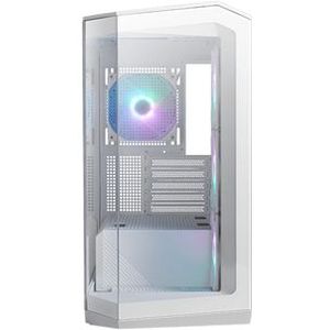 MSI - MAG PANO M100R PZ - PC Case - Wit - Gehard Glas