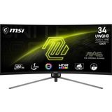 MSI MAG 345CQRDE computer monitor ,4 (34") 3440 x 1440 Pixels UltraWide Dual Quad HD Zwart