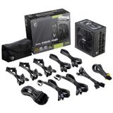 MSI - PSU MAG A1250GL - PCIE5 - Volledig Modulair - 150 mm x 150 mm x 86 mm