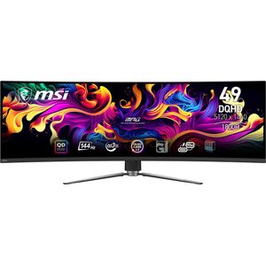 MSI MPG 491CQP - QD-OLED Curved Ultrawide Gaming Monitor - 144 Hz - 0.03 ms
