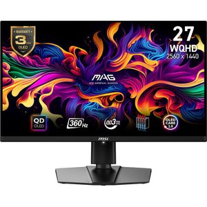 MSI MAG 271QPX QD OLED computer monitor (") 2560 x 1440 Pixels Wide Quad HD Zwart