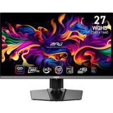 MSI MPG 271QRX QD-OLED computer monitor 67,3 cm (26.5") 2560 x 1440 Pixels Wide Quad HD Zwart