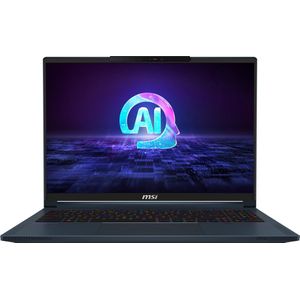 MSI Stealth 16 AI Studio A1VHG-018BE - Gaming Laptop - 16 inch - 120 Hz - azerty