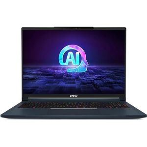 MSI Stealth 16 AI Studio A1VFG-045XES Intel Core Ultra 7 155H Laptop 40,6 cm (16") Quad HD+ 16 GB DDR5-SDRAM 1 TB SSD NVIDIA GeForce RTX 4060 Wi-Fi 7 (802.11be) Gratis DOS Blauw