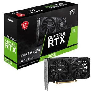 MSI Geforce RTX 3050 VENTUS 2X OC - 6 GB GDDR6