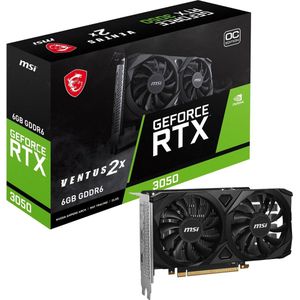 MSI Geforce RTX 3050 VENTUS 2X OC - 6 GB GDDR6