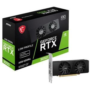 MSI GeForce RTX 3050 Low Profile OC - Videokaart - 6 GB GDDR6 - PCIe 4.0 - 2x HDMI, 1x DisplayPort