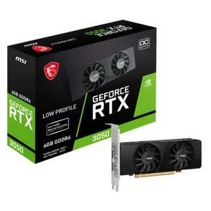 MSI GeForce RTX 3050 Low Profile OC - Videokaart - 6 GB GDDR6 - PCIe 4.0 - 2x HDMI, 1x DisplayPort