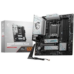 MSI B650M GAMING PLUS WIFI - Moederbord - Micro-ATX - Socket AM5 - AMD B650 - DDR5 - Realtek ALC897 - Realtek 2.5G LAN