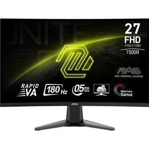 MSI MAG 27C6F Monitor - 68,6 cm - Full HD - Zwart - LCD