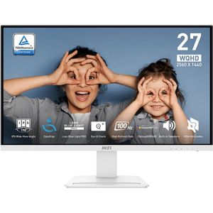 MSI Pro MP273QWDE E2 computer monitor 68,6 cm (27") 2560 x 1440 Pixels Wide Quad HD LCD Wit