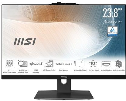 MSI Modern AM242P 1M-1203DE PC - Zwart - Intel Core i5-120U - 16GB RAM - 512GB SSD