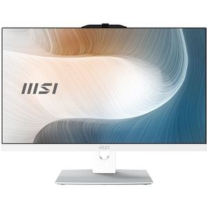 MSI - Modern AM242P 1M-1224EU - Alles-in-één-pc - Wit - Intel Core 5 - 8 GB RAM - 512 GB SSD - Windows 11 Pro