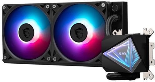 MSI - MAG CORELIQUID I240 - CPU Waterkoeler - Zwart - 240 mm