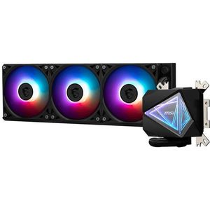 MSI - MAG CORELIQUID I360 - CPU Waterkoeler - Zwart - Onderhoudsvrij