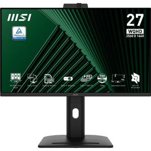MSI Pro MP275QPDG - QHD IPS Docking Monitor - USB-C 98w - RJ45 - 27 inch