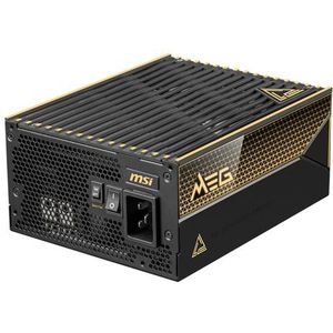 MSI MEG Ai1600T Voeding - 1600 W - 80 Plus Titanium - ATX 3.1