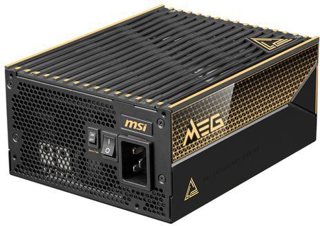 MSI MEG Ai1600T Voeding - 1600 W - 80 Plus Titanium - ATX 3.1