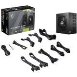 Msi - Mag A850gl - PC Voeding - 850W - 80 Plus Gold - Modulaire