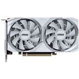 MSI NVIDIA GeForce vRTX 3050 2X WHITE 8G OC Videokaart 8GB GDDR6 PCIe 1x HDMI 1x DisplayPort 1x DVI D