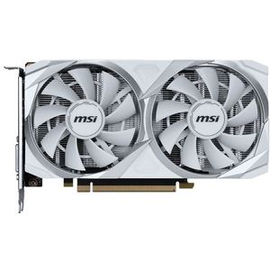 MSI NVIDIA GeForce vRTX 3050 2X WHITE 8G OC Videokaart 8GB GDDR6 PCIe 1x HDMI 1x DisplayPort 1x DVI D