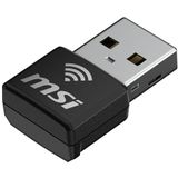 MSI - AX1800 Nano - WiFi USB-adapter - Zwart - USB Type-A