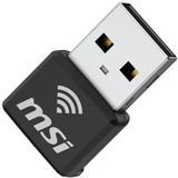 MSI - AX1800 Nano - WiFi USB-adapter - Zwart - USB Type-A