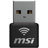 MSI - AX1800 Nano - WiFi USB-adapter - Zwart - USB Type-A