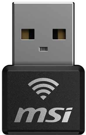 MSI - AX1800 Nano - WiFi USB-adapter - Zwart - USB Type-A