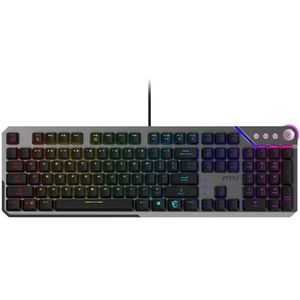 MSI - STRIKE 600 - Gaming Keyboard - Zwart - Mechanical Silent Switches - Mystic Light RGB
