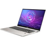 MSI Prestige A16 Al+A3HMG-036 AMD Ryzen AI 9 365 Laptop 40,6 cm (16") Quad HD+ 32 GB LPDDR5x-SDRAM 1 TB SSD Wi-Fi 7 (802.11be) Windows 11 Home Zilver