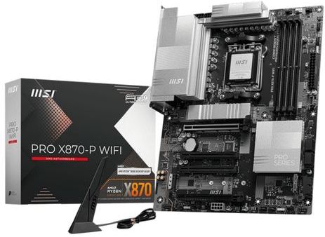 Moederbord - MSI PRO X870-P WIFI - ATX - Socket AM5 - AMD X870 - DDR5 - USB 4 - Wi-Fi 7 - Realtek Audio
