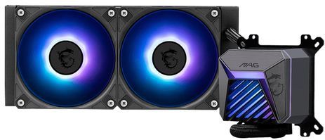 MSI MAG CORELIQUID A15 240 - CPU Waterkoeler - Zwart - 120 mm Ventilatoren - 64,89 mÂ³/min