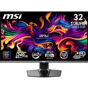 MSI - MPG 322URX QD-OLED - Gaming Monitor - 31.5 Inch - 4K UHD - 240Hz