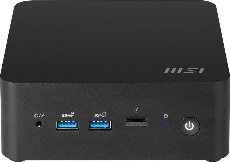 MSI Cubi NUC 1MG-014BEU - Barebone PC - Core 3 (100U) - (Geen RAM, opslag en OS) - Zwart