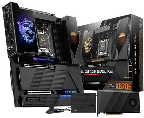 MSI MEG X870E GODLIKE moederbord AMD X870E Socket AM5 Verlengd ATX