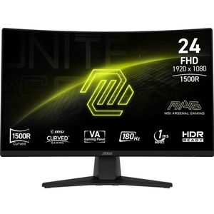 MSI MAG 242C - Gaming Monitor - 24 Inch - Full HD - Curved - 180Hz