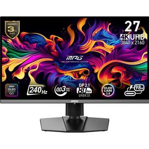 MSI - MPG 272URX QD-OLED - Beeldscherm - 67,3 cm - 4K Ultra HD - QD-OLED