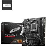 MSI - PRO A620M-B Moederbord - AMD - AM4 - Micro ATX - 128GB DDR4