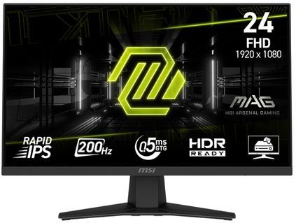 MSI MAG 244F computer monitor 59,9 cm (23.6") 1920 x 1080 Pixels Full HD LCD Zwart