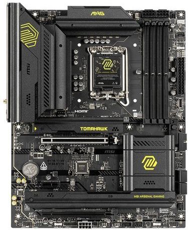 MSI - MAG B860 TOMAHAWK WIFI Moederbord - ATX - Intel B860 - LGA 1851