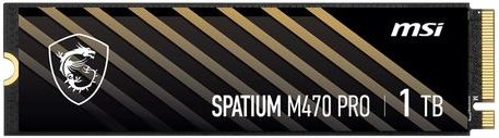 MSI - Spatium M470 Pro - SSD - 1 TB - M.2 2280 - PCIe 4.0 NVMe