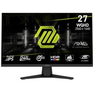 MSI - MAG 274QFDE X24 - Computer Monitor - Zwart - 27 inch - 2560 x 1440 Pixels - Wide Quad HD